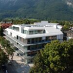Gebäude des Biosphären-Partners Sparkasse Berchtesgadener Land in Bad Reichenhall