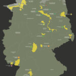 Deutschlandkarte mit allen Biosphärenreservaten