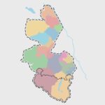 Karte mit farbig markierten Flächen aller Gemeinden im Berchtesgadener Land