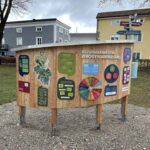 Biosphären-Infopunkt im Stadtpark von Laufen