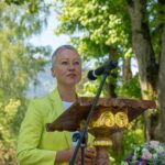Regierungsvizepräsidentin Sabine Kahle-Sander bei der Eröffnungsrede am Biosphärentag