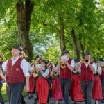 Musikkapelle Teisendorf beim Umzug