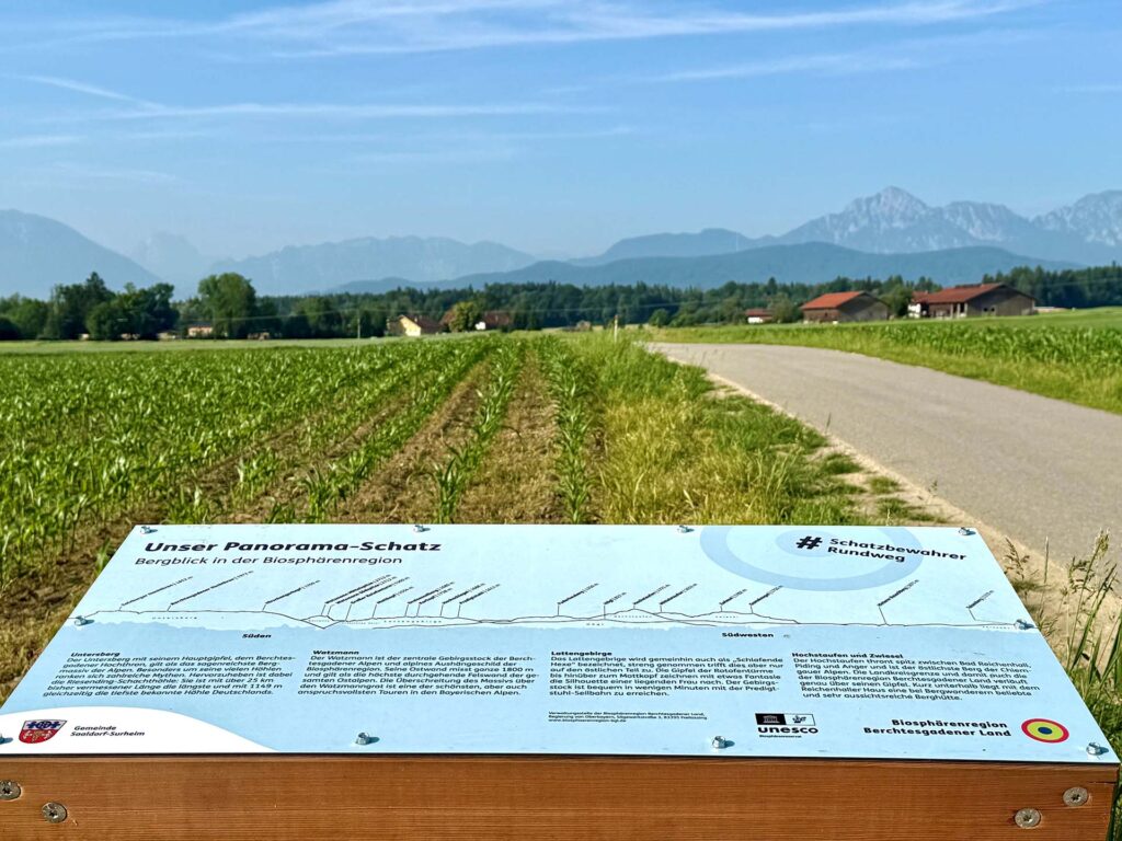 Panoramatafel am Schatzbewahrer-Rundweg