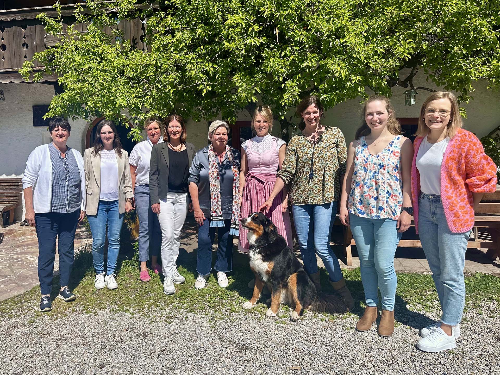 Gruppenfoto beim Treffen der Biosphären-Frühstücks-Gastgeberinnen