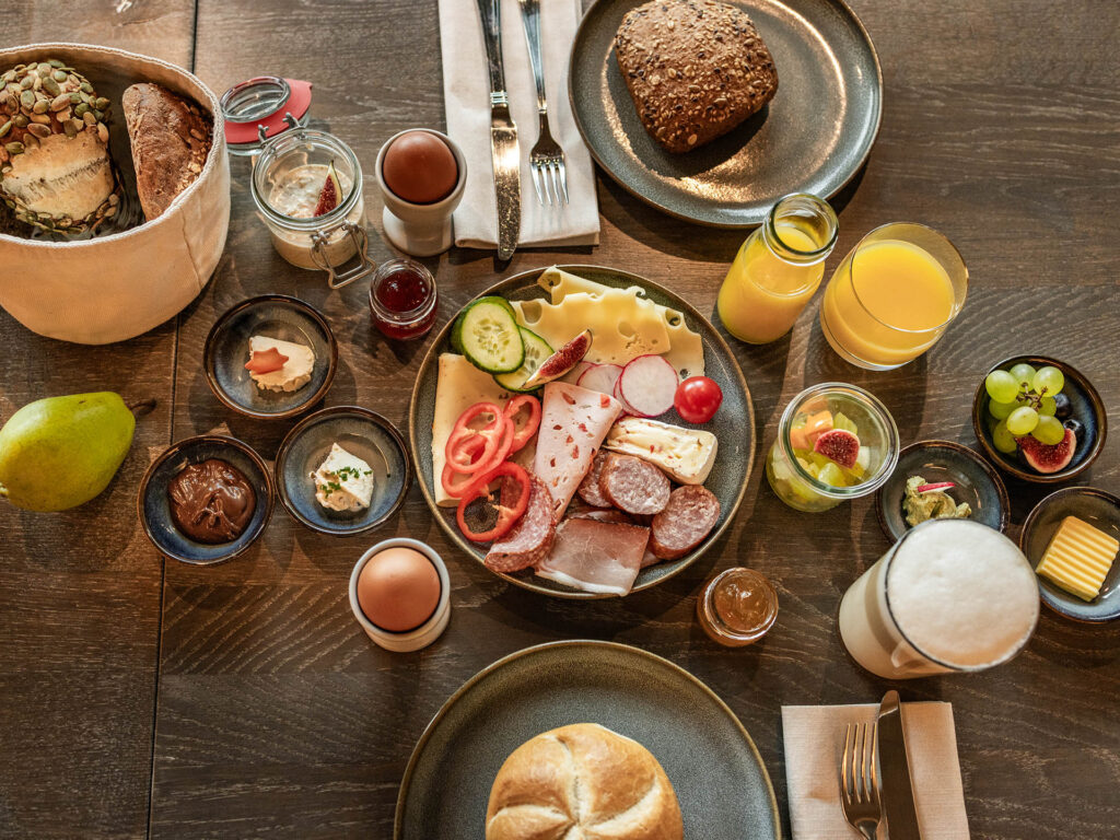 Reichhaltiges Biosphären-Frühstück