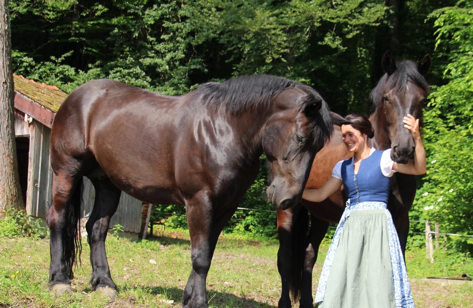 Steffi Kamml mit Kaltblüter_Bildrechte Kamml
