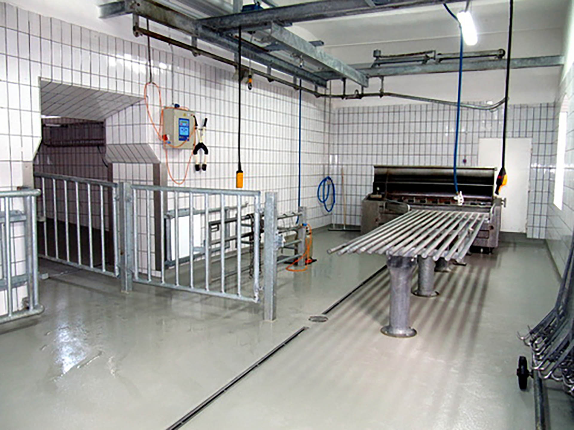 Schlachtraum im Schlachthof Laufen